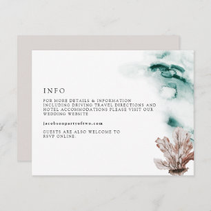ARIEL Tropical Ocean Marine Beach Details Card Einladung