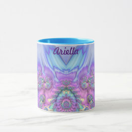 ARIELLA ~ GLOSSY 3D Glossy Pink Lila Blue Tasse