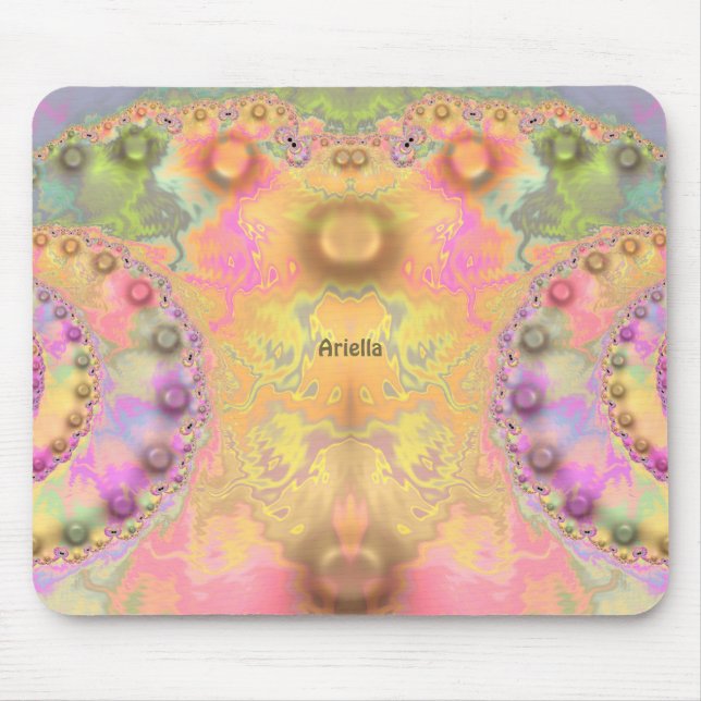 ARIELLA ~ Hübsch Pastel Shades ~ Personalisiert Mousepad (Vorne)