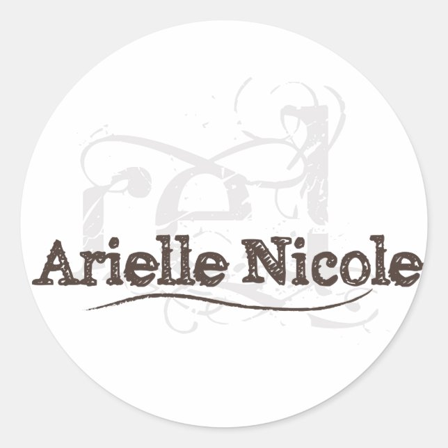 Arielle Nicole Sticker (Vorderseite)