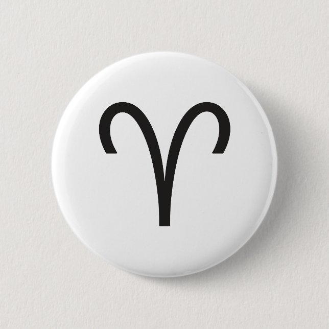 ARIEN, HOROSCOPE-SYMBOL BUTTON (Vorderseite)