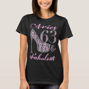 Aries 63 & fabelhaft Funkelnd High Heels 63. Happ T-Shirt