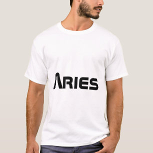 ARIES, abstrakte Gestaltung des Zodiakzeichens, T-Shirt