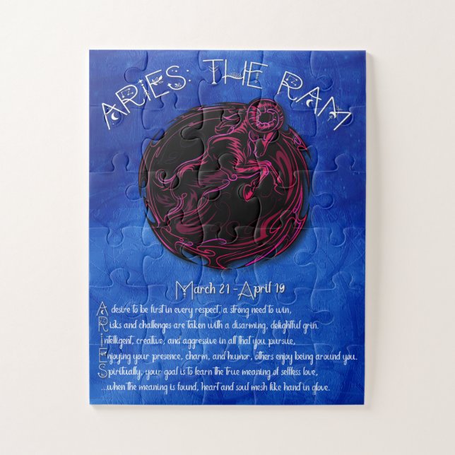 Aries Acrostic Puzzle (Vertikal)