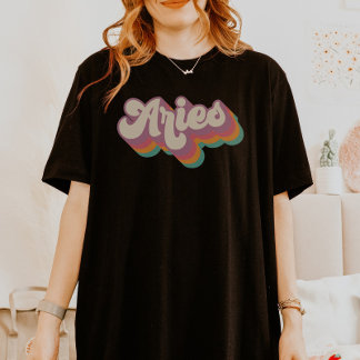 Aries Astrologie Geburtstagsgeschenk Zodiac Sign R T-Shirt