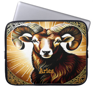 Aries Astrologie-Zeichen Laptopschutzhülle
