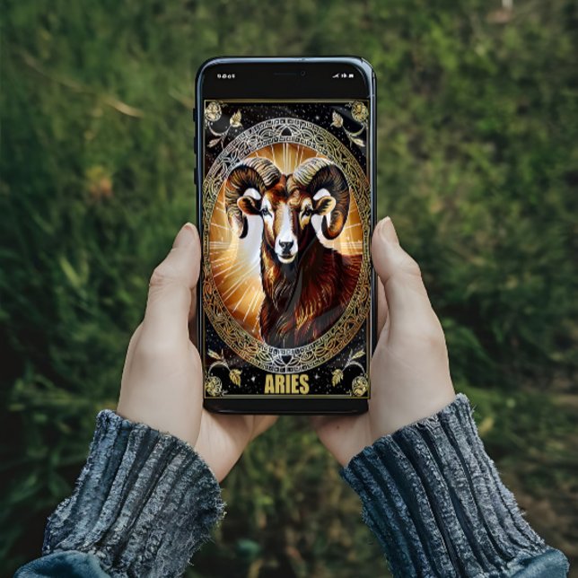 Aries astrologisches Zeichen Poster (Von Creator hochgeladen)