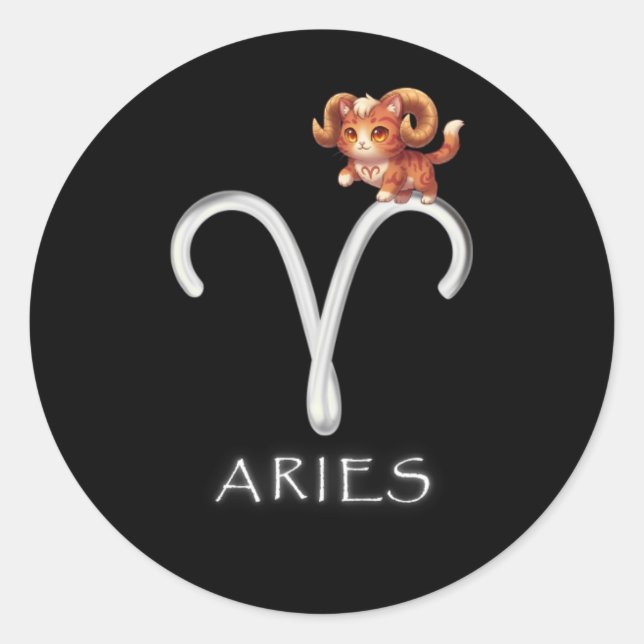 Aries Aufkleber (Vorderseite)