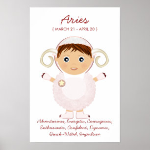 Aries - Boy Horoskop Poster