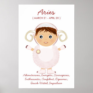 Aries - Boy Horoskop Poster
