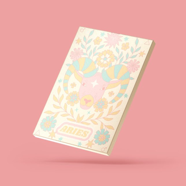 Aries Celestial Zodiac Pastel Dreams Wall Arts Leinwanddruck (Von Creator hochgeladen)