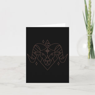 Aries Christmas Zodiac Horoskop Astrologie Karte