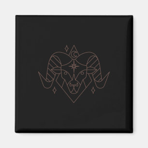 Aries Christmas Zodiac Horoskop Astrologie Magnet