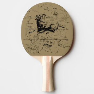 Aries Constellation Hevelius 1690 March 21 - Apr19 Tischtennis Schläger