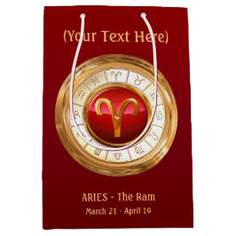 Aries - das Sternzeichen Mittlere Geschenktüte