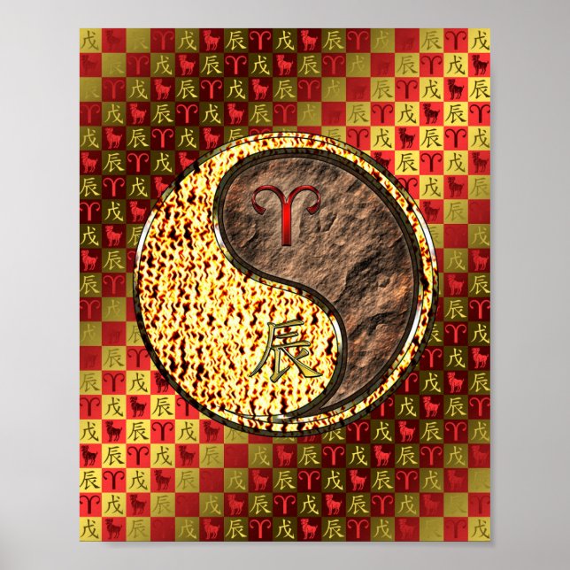 Äries & Earth Dragon Poster (Vorne)