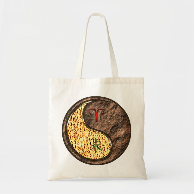 Aries & Earth Goat Tragetasche (Vorne)