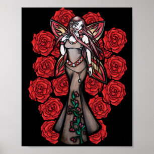 Aries Fairy Zodiac Goddess Fairies Astrologie Poster