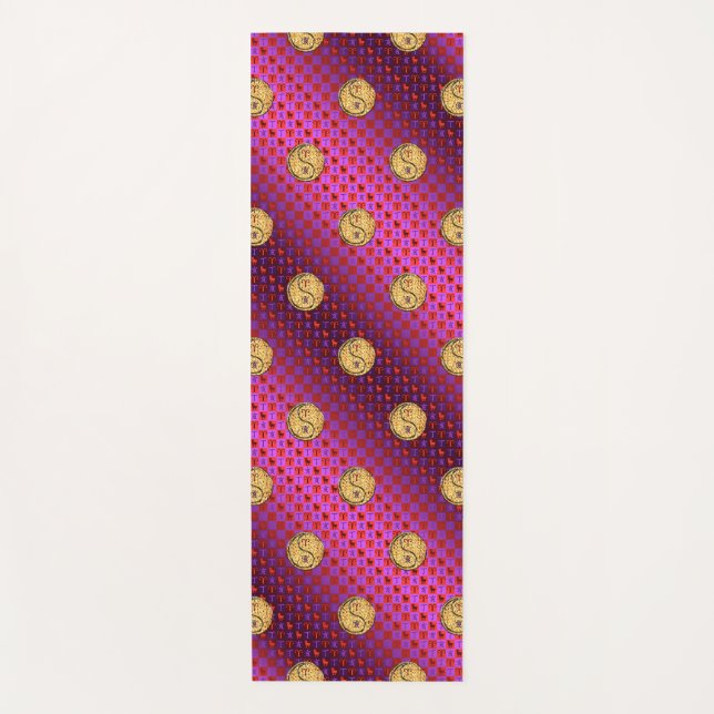 Aries & Fire Boar Yogamatte (Vorderseite)