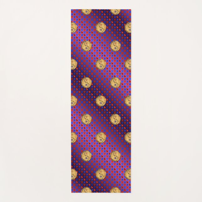 Aries & Fire Ox Yogamatte (Vorderseite)