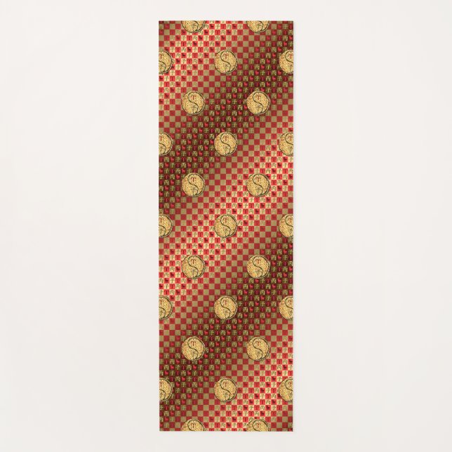 Aries & Fire Rabbit Yogamatte (Vorderseite)