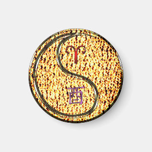 Aries & Fire Rooster Magnet