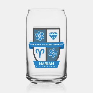 Aries Geburtstags-Emblem™ für 21.-31. März Dosenglas