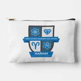 Aries Geburtstags-Emblem™ für 21.-31. März Zubehörtasche