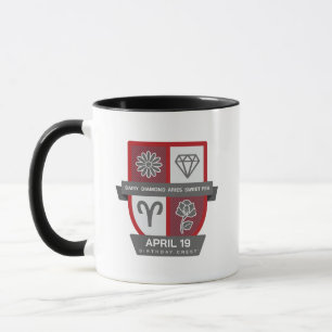 Aries Geburtstags-Wappen™ für 1.-19. April Tasse