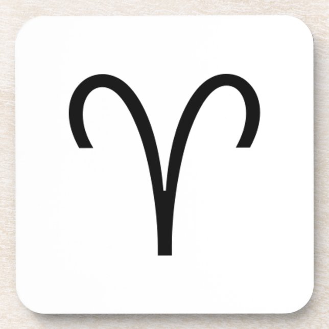 Aries Getränkeuntersetzer (Vorderseite)