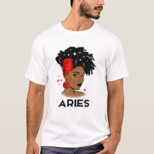 Aries Girls Black Queen T-Shirt