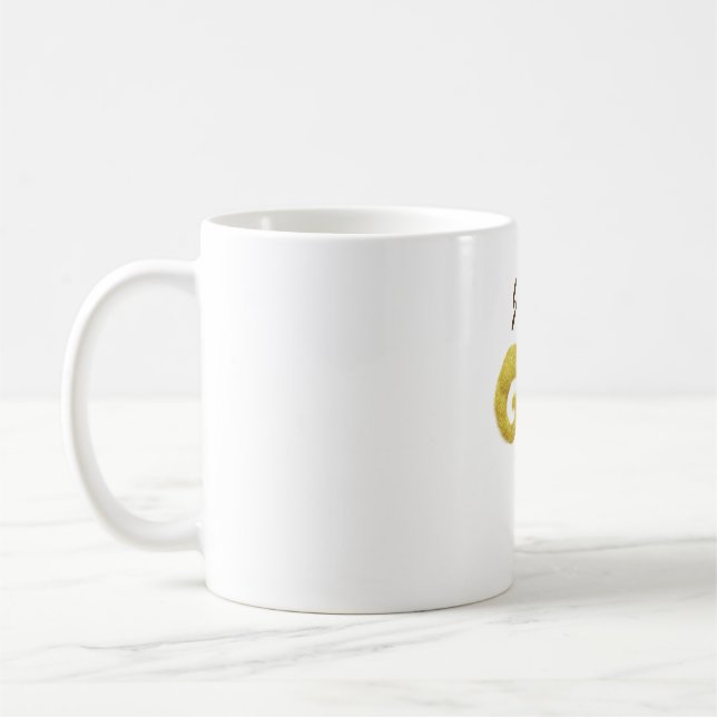 Aries Golden Astrologie Kaffeetasse (Links)