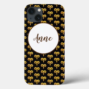 Aries Golden Astrologie Personalisiert Case-Mate iPhone Hülle