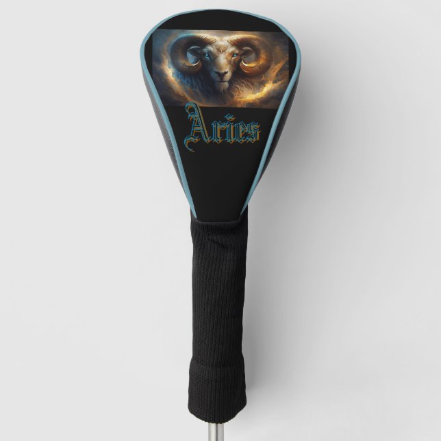 Aries Golf Headcover (Vorderseite)