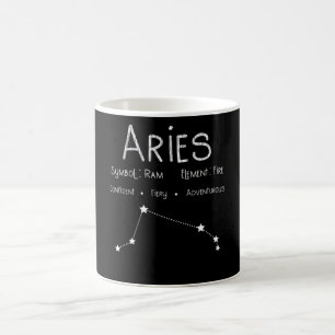 Aries Horoscope Astrologie Star Sign Geburtstagsge Kaffeetasse