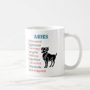Aries Horoscope Zodiac Sign Tasse