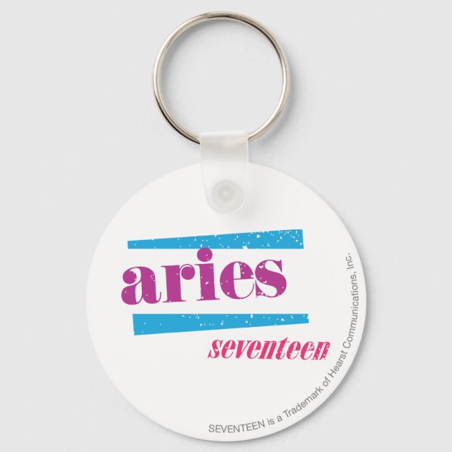 Aries Lila Schlüsselanhänger (Vorderseite)