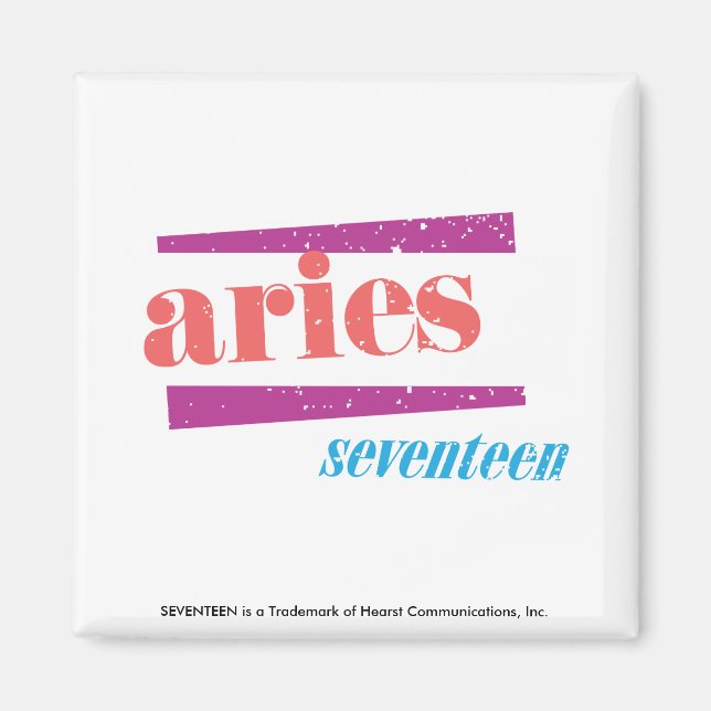 Aries Lt Pink Magnet (Vorne)