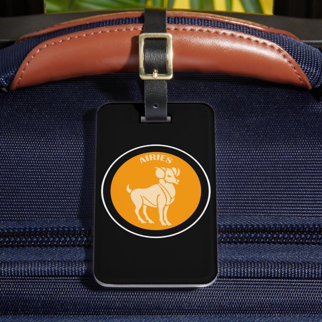 Aries Luggage Tag Gepäckanhänger (Vorderseite Insitu 2)