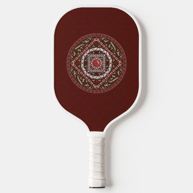 Aries Mandala Pickleball Schläger (Vorderseite)