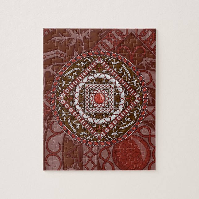 Aries Mandala Puzzle (Vertikal)