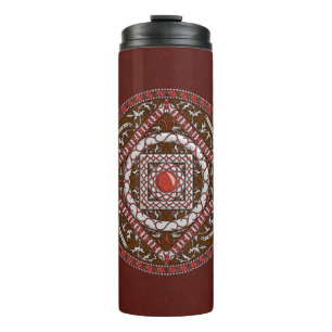 Aries Mandala Thermosbecher