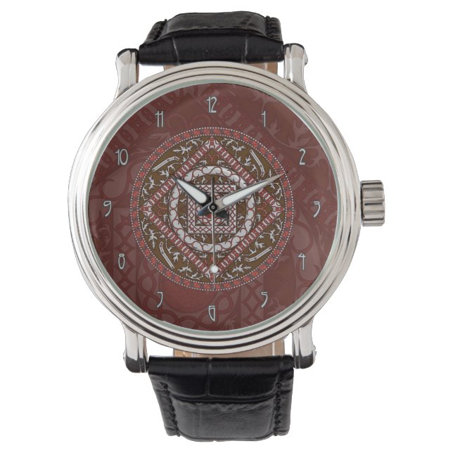Aries Mandala Watch Armbanduhr (Vorderseite)