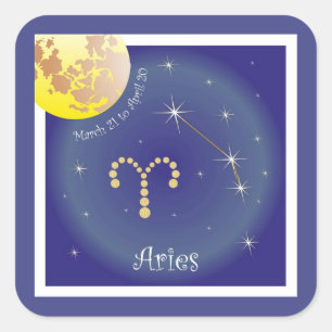 Aries March 21 to April 20 Aufkleber