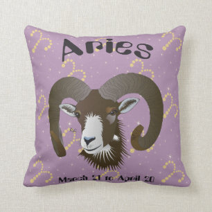 Aries March 21 to April 20 Pillows Kissen