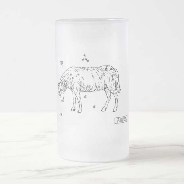 Aries Mattglas Bierglas (Mittel)