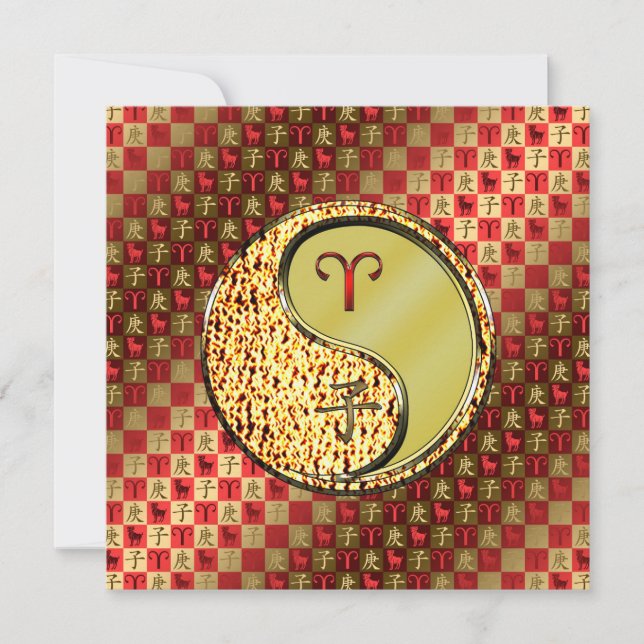 Äries & Metal Rat Karte (Vorderseite)