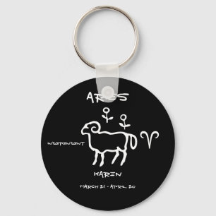 Aries Personalisiert Schlüsselanhänger