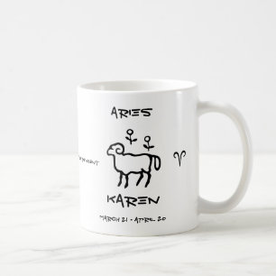 Aries Personalisiert Tasse