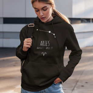 Aries   Personalisiert Zodiac Constellation Hoodie